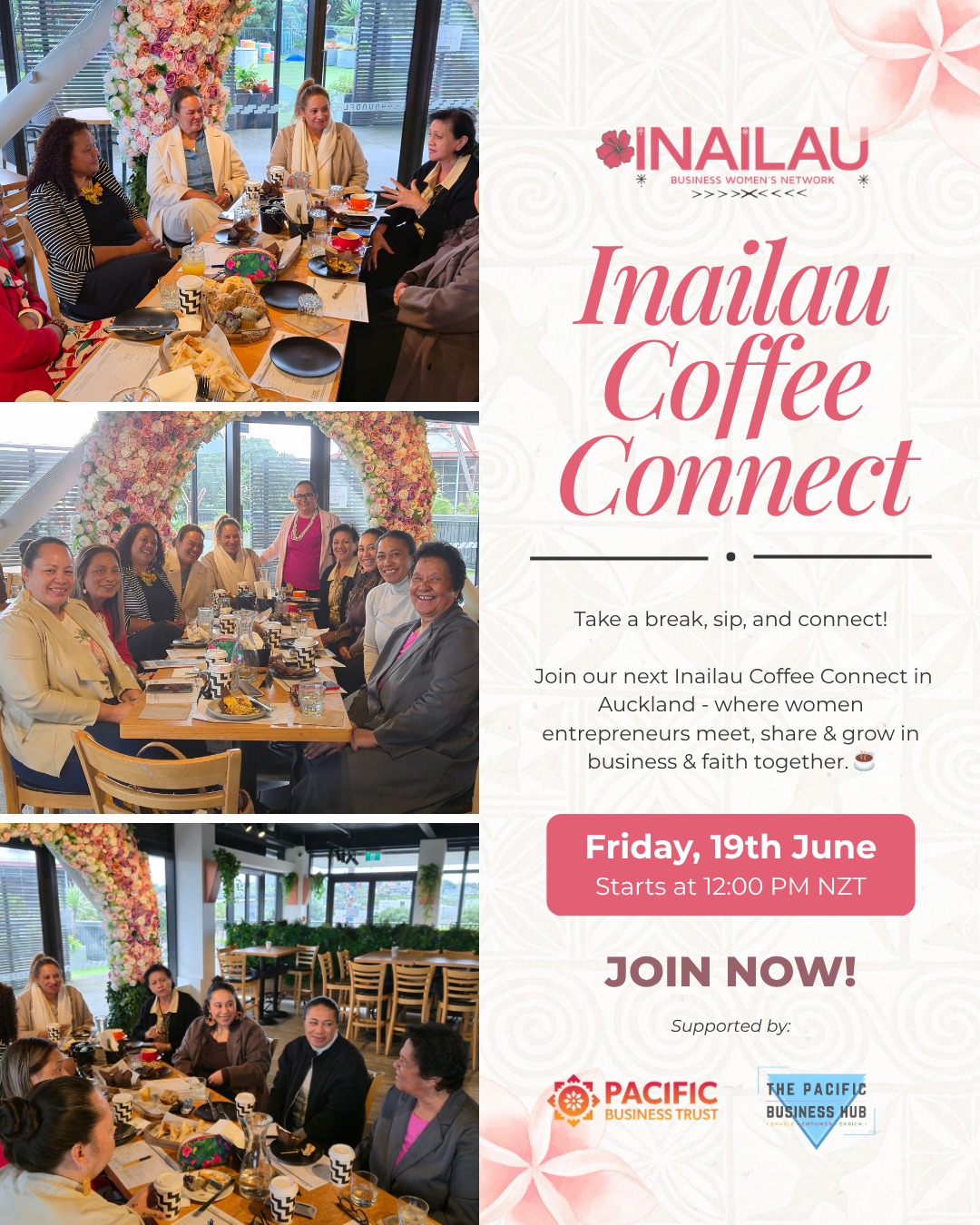 Inailau Pacific Business Women's Network Facebook ad: Have you been wanting to connect with other…