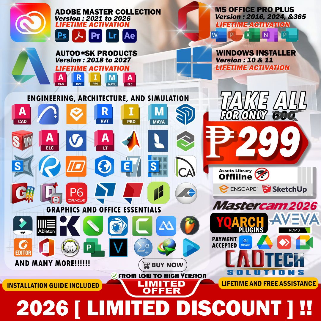 CADTech Solutions Facebook ad: [ 𝟐𝟎𝟐𝟔 ] 𝐌𝐞𝐠𝐚 𝐒𝐚𝐥𝐞