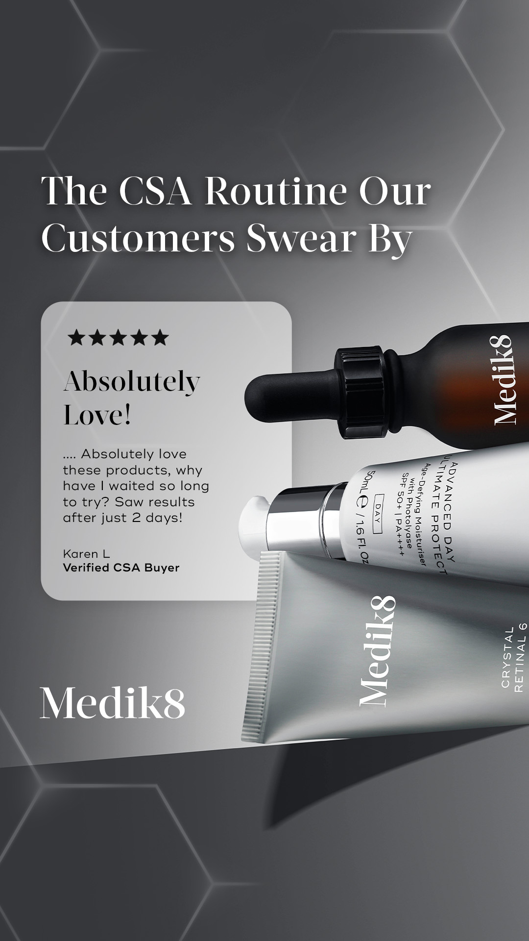 Medik8 Facebook ad