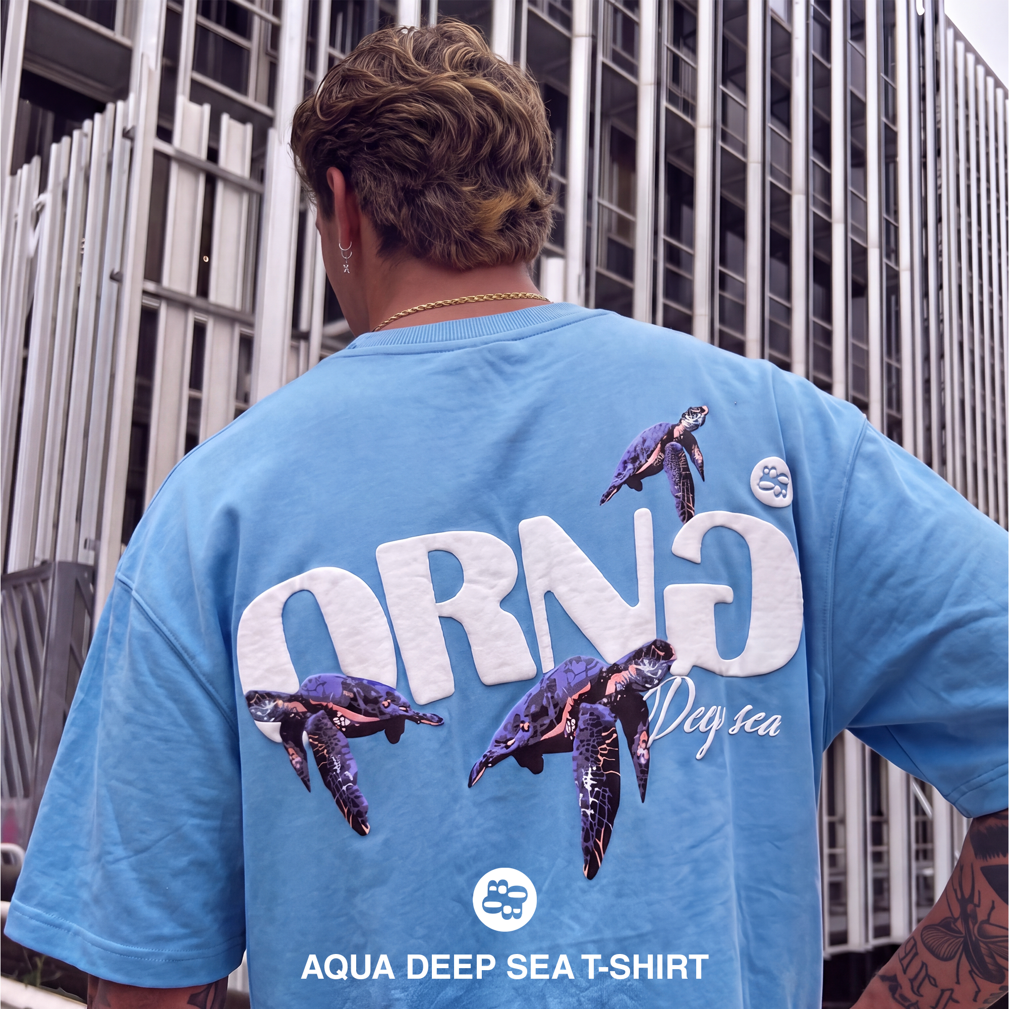 Bluorng Facebook ad: Aqua Deep Sea T-Shirt