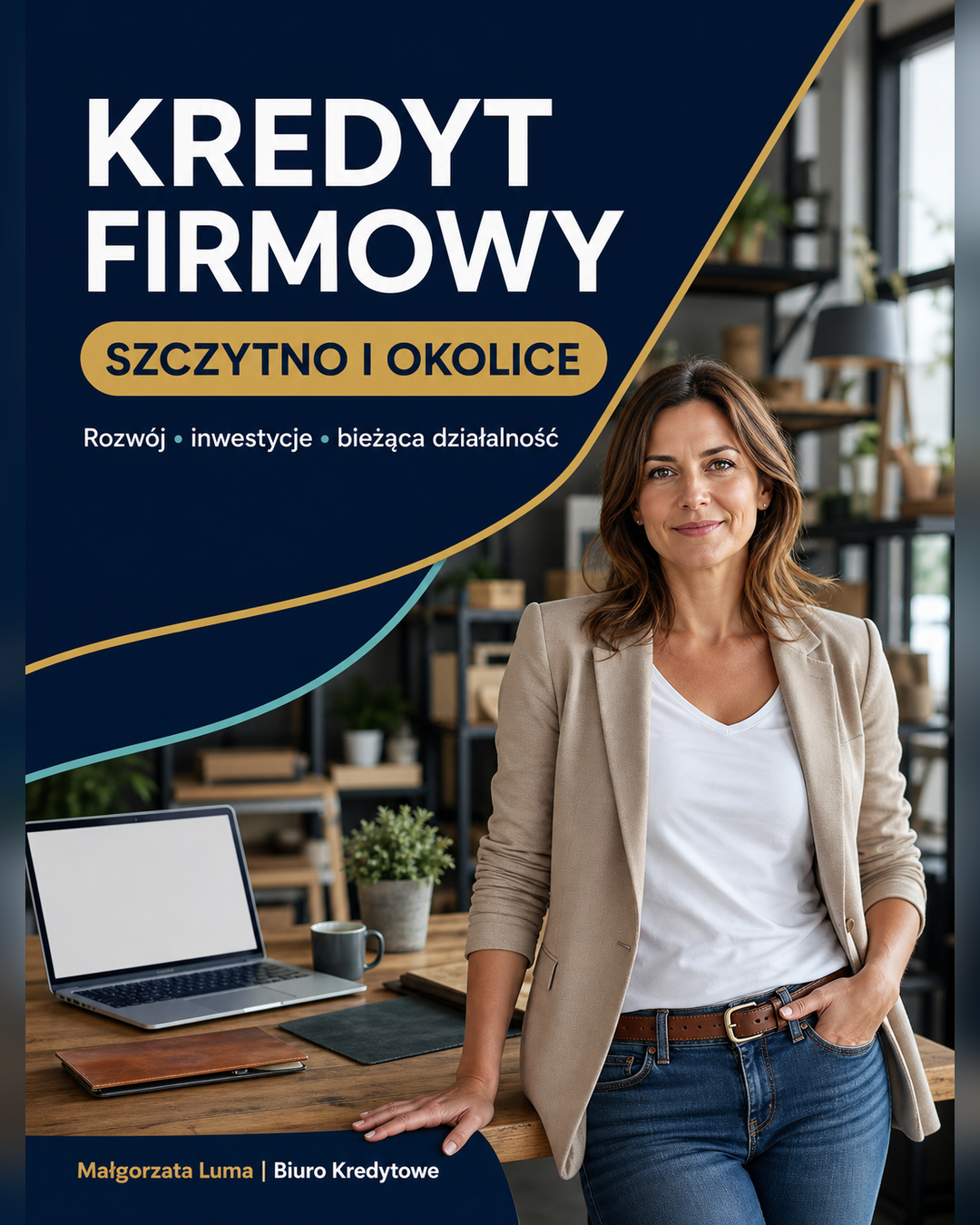 Małgorzata Luma Doradca Kredytowy Facebook ad: Kredyt firmowy | Szczytno i okolice