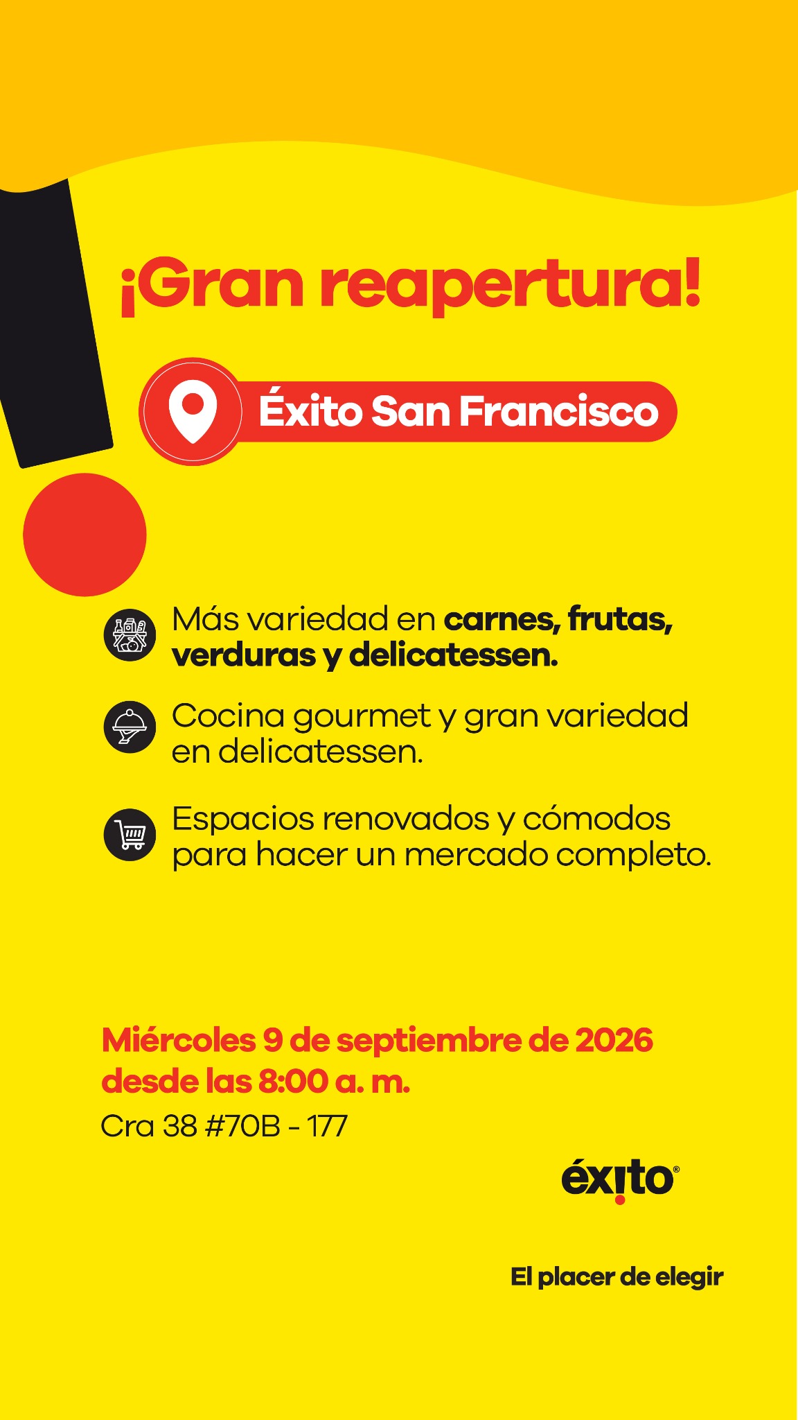 Éxito Facebook ad: Ven y disfruta de esta gran reapertura con…