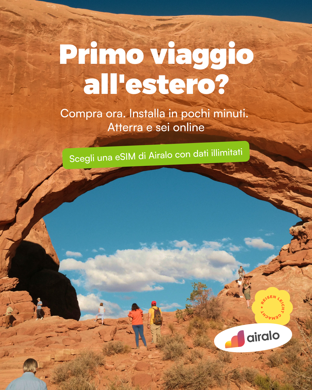 Airalo Global eSIM Store Facebook ad