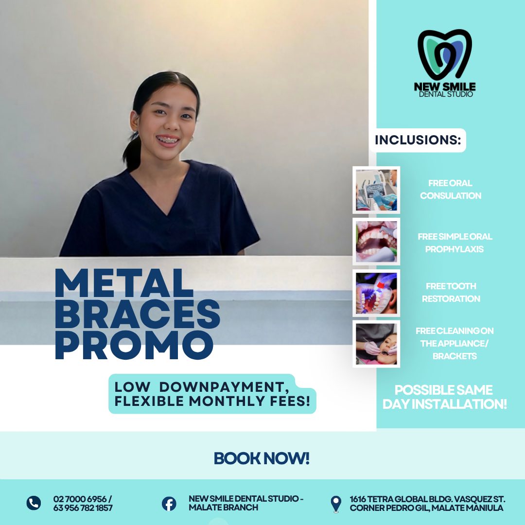 New Smile Dental Studio - Malate Branch Facebook ad: START YOUR SMILE JOURNEY WITH US!