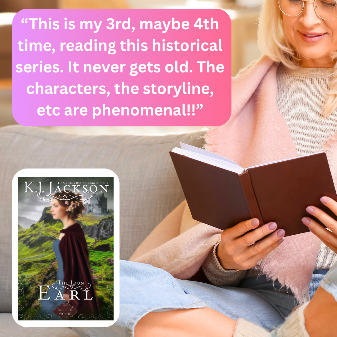 Author K.J. Jackson Facebook ad