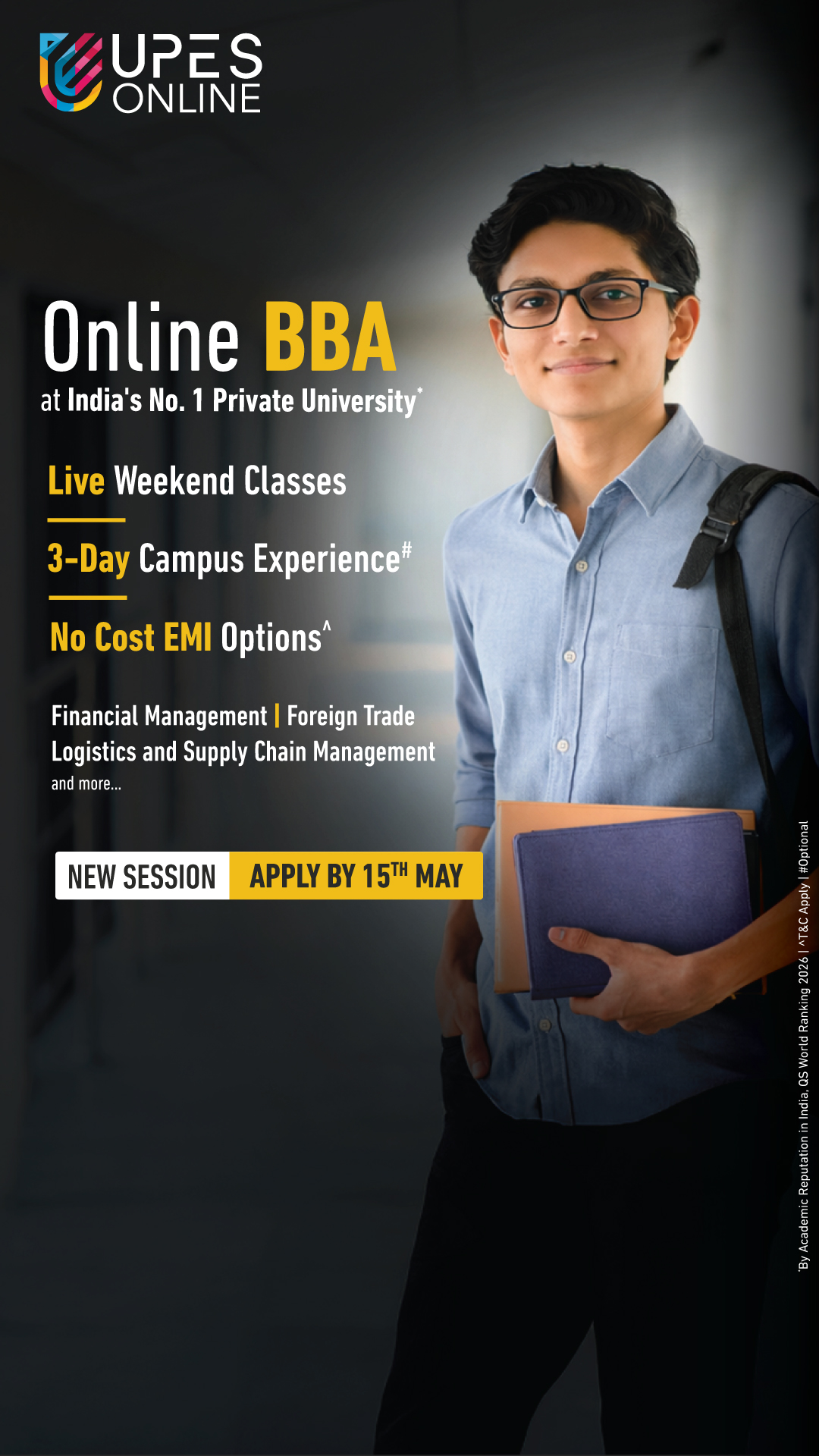 UPES Online Facebook ad