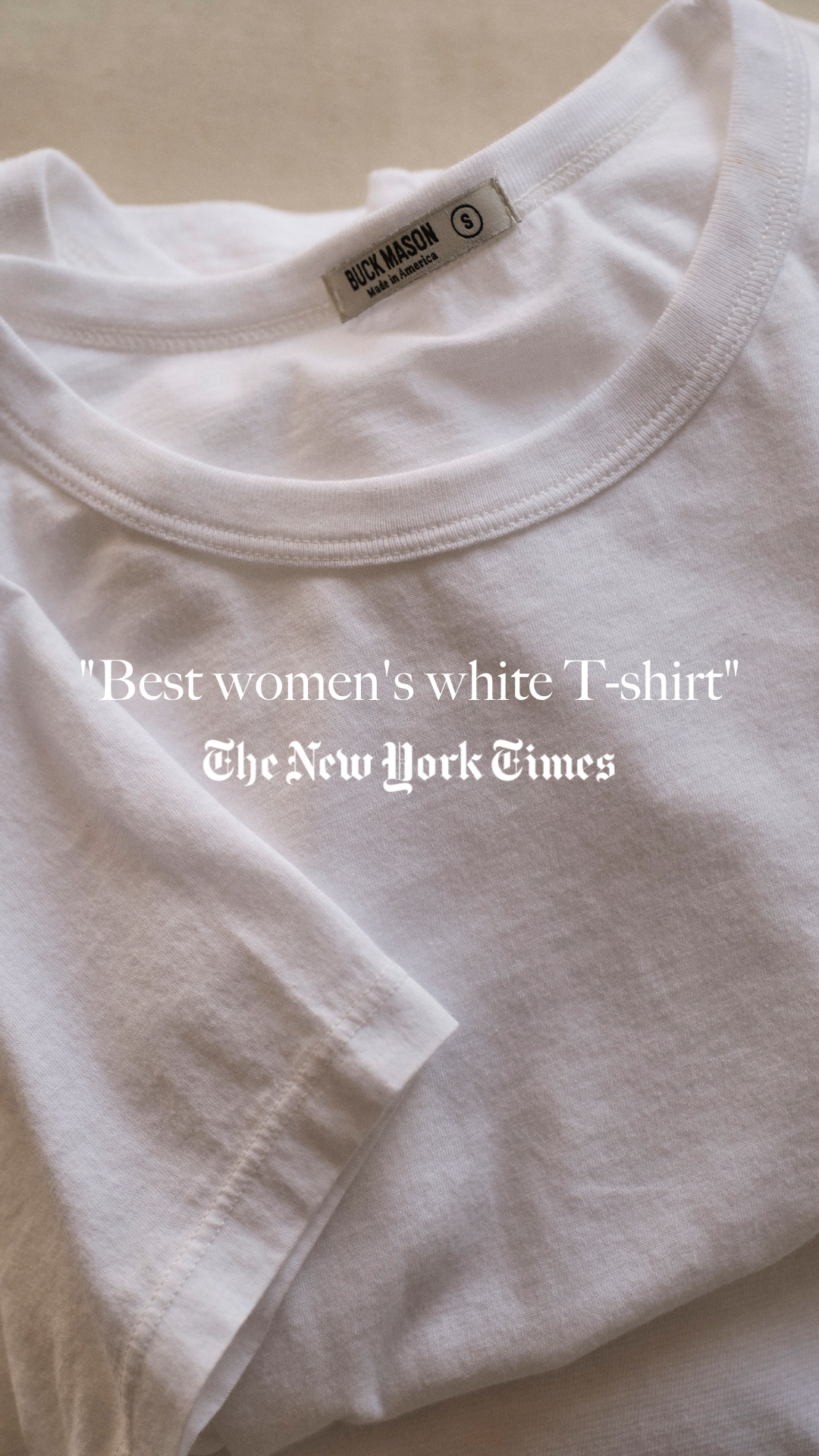 Buck Mason Women's Facebook ad