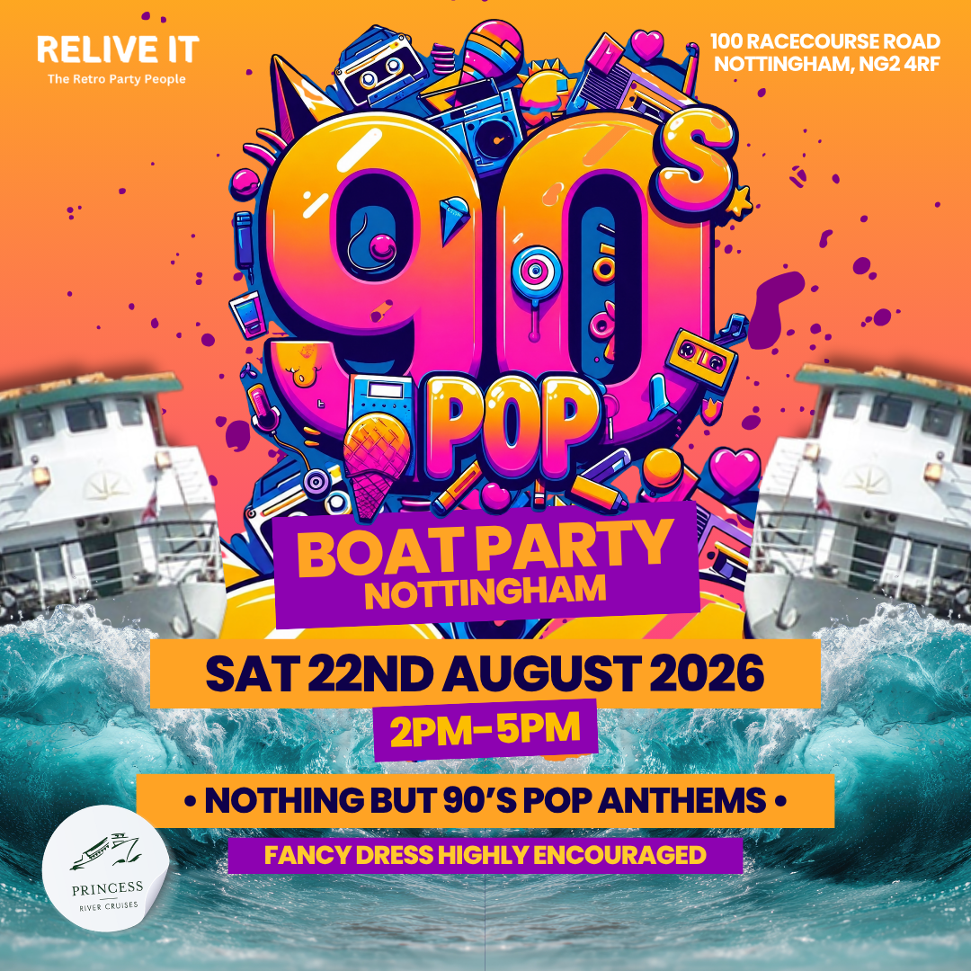 Relive It Facebook ad: Nothing but 90's pop anthems