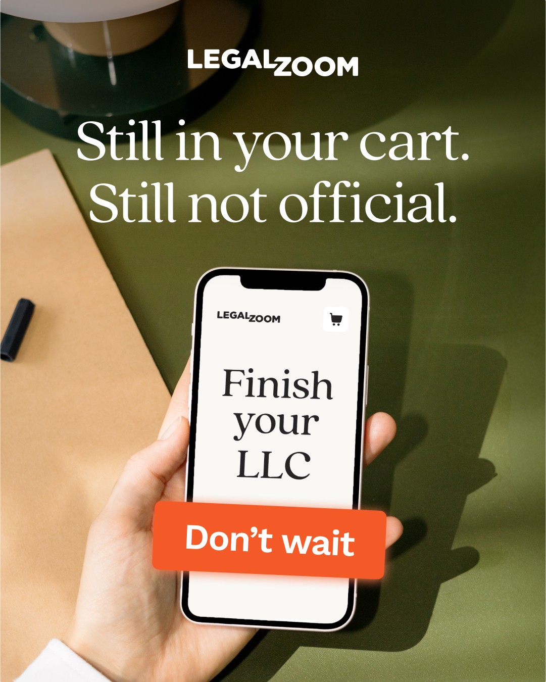 LegalZoom Facebook ad