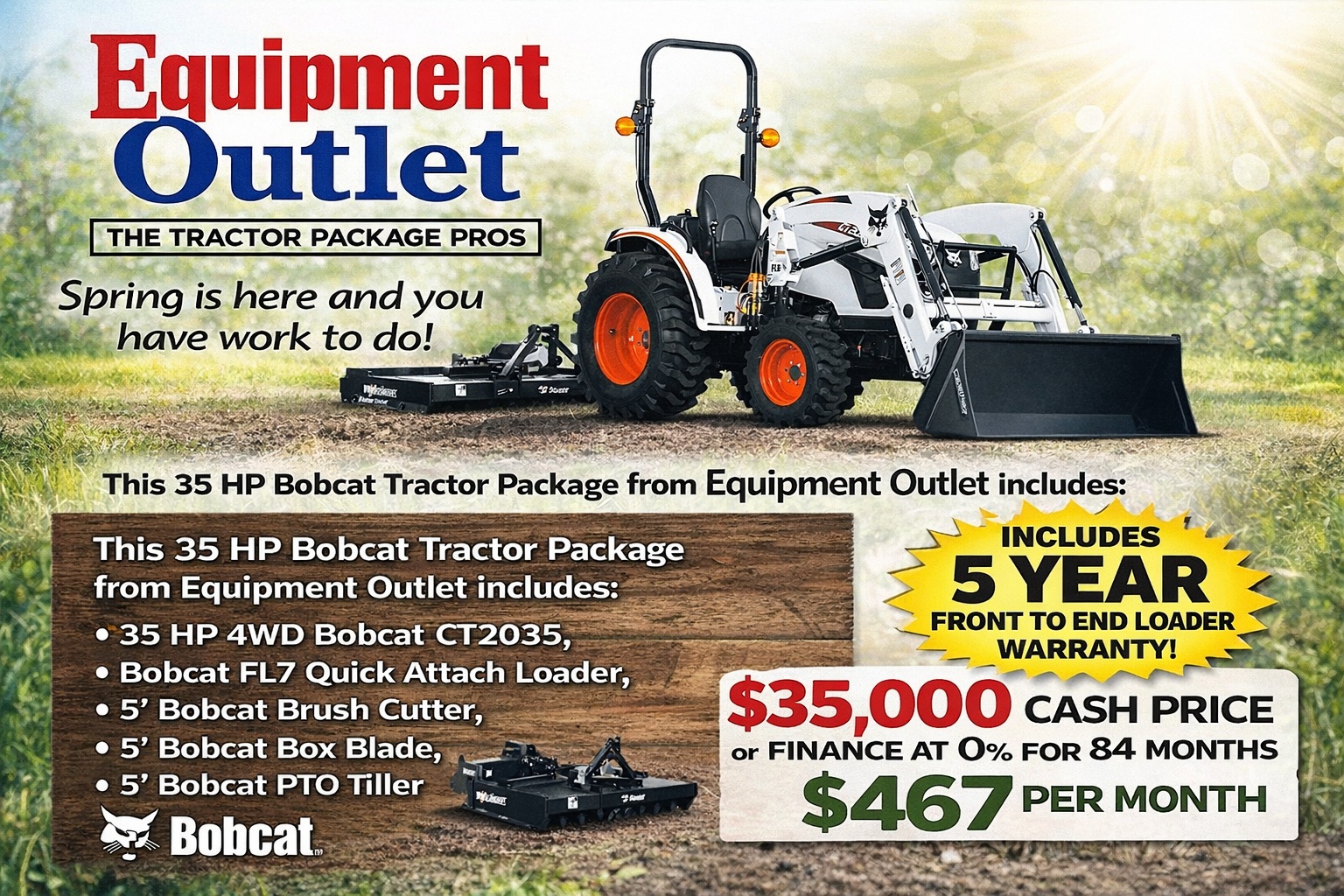 Equipment Outlet Facebook ad