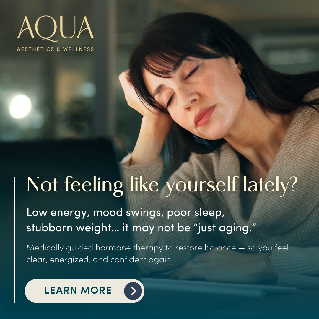 Aqua BodyLab Facebook ad: Stop Suffering Through Menopause