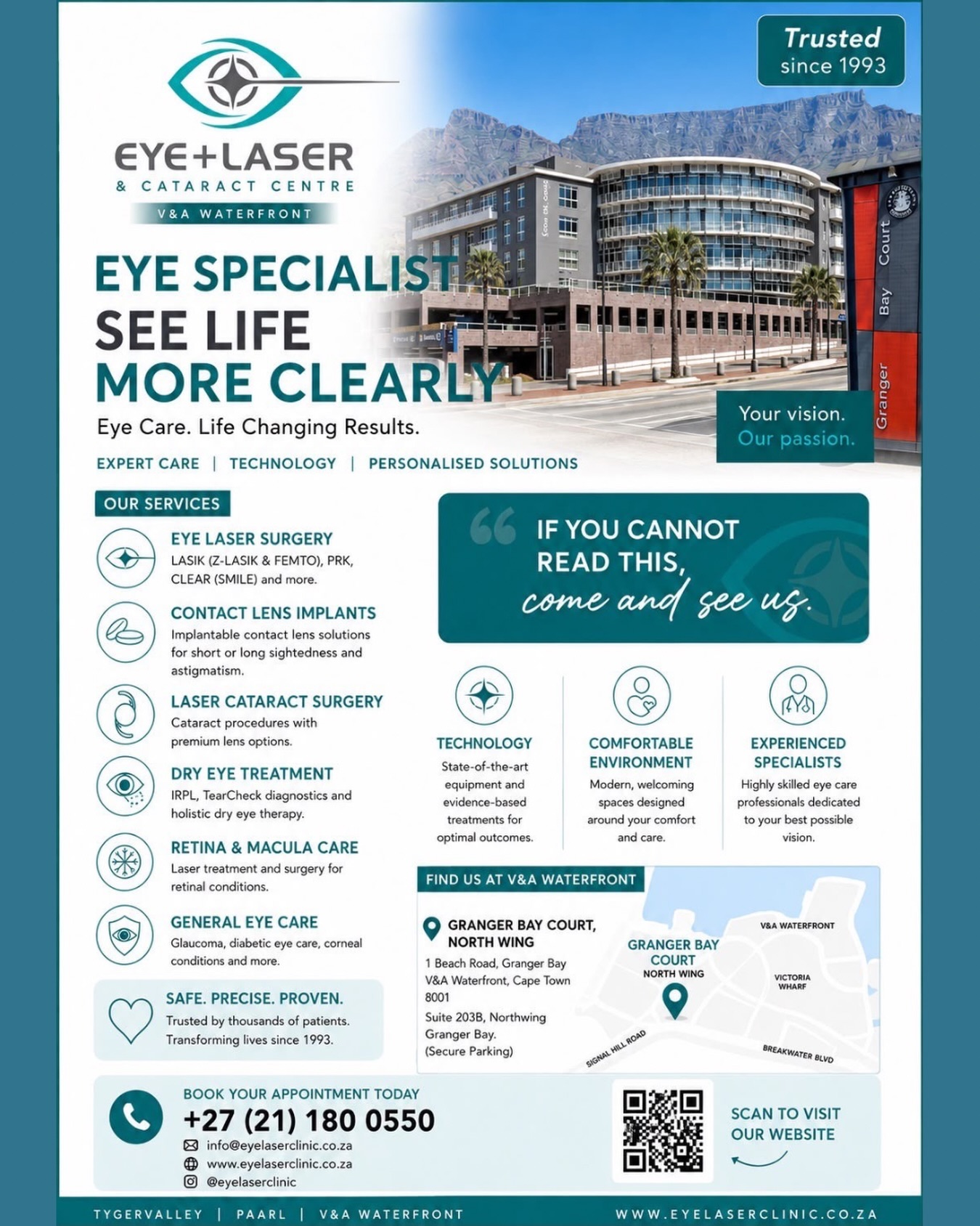 Eye & Laser Clinic Facebook ad: Home