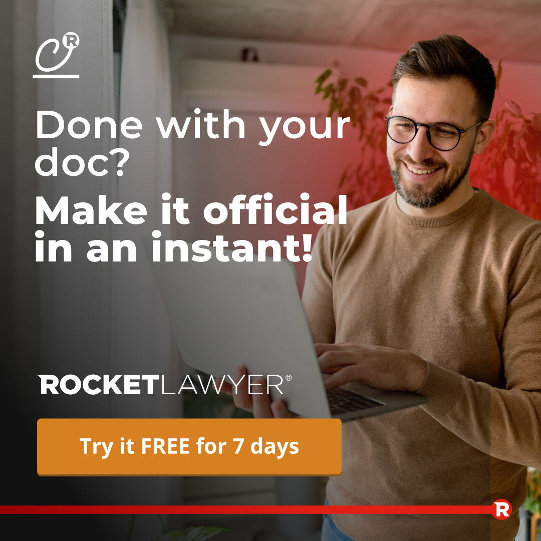 Rocket Lawyer Facebook ad