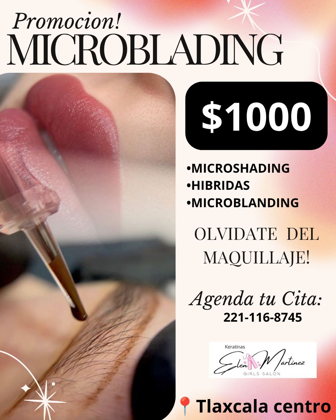 Elen's Nicé Salón Facebook ad: LUCE SIEMPRE MAQUILLADA!
