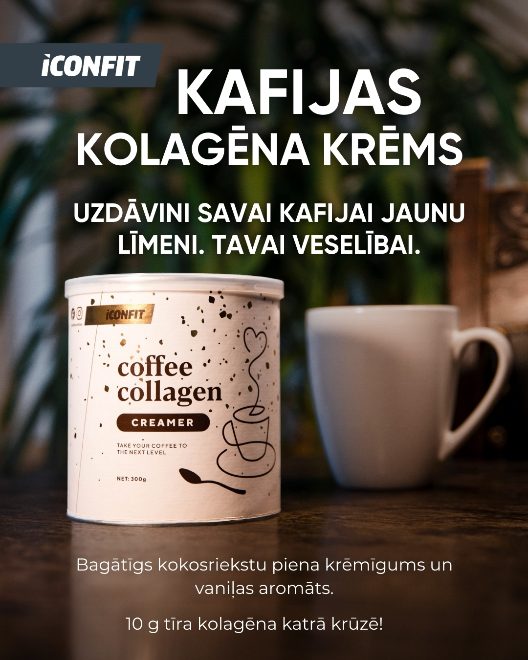 ICON FIT Latvija Facebook ad from Apr 28, 2025