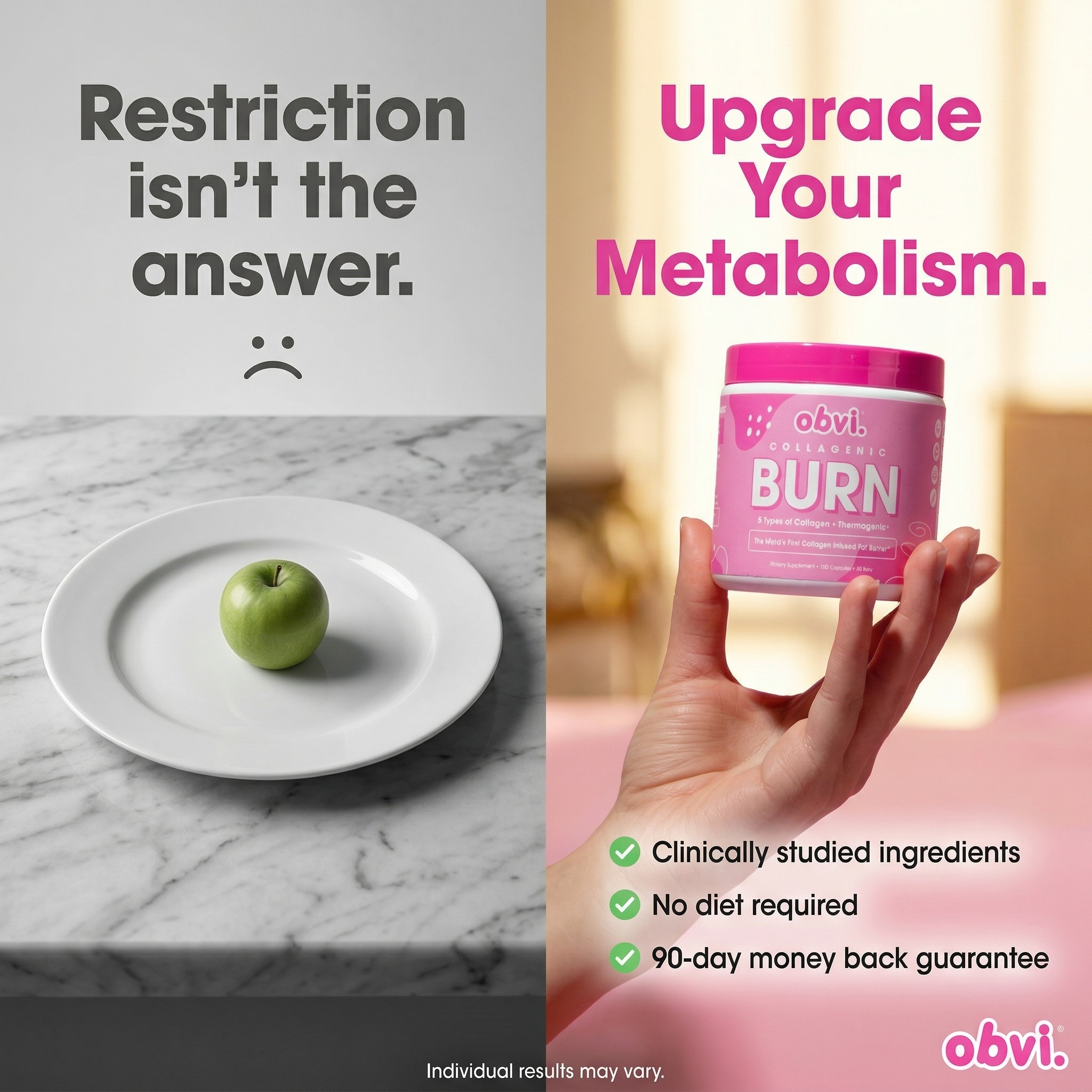 Obvi Facebook ad