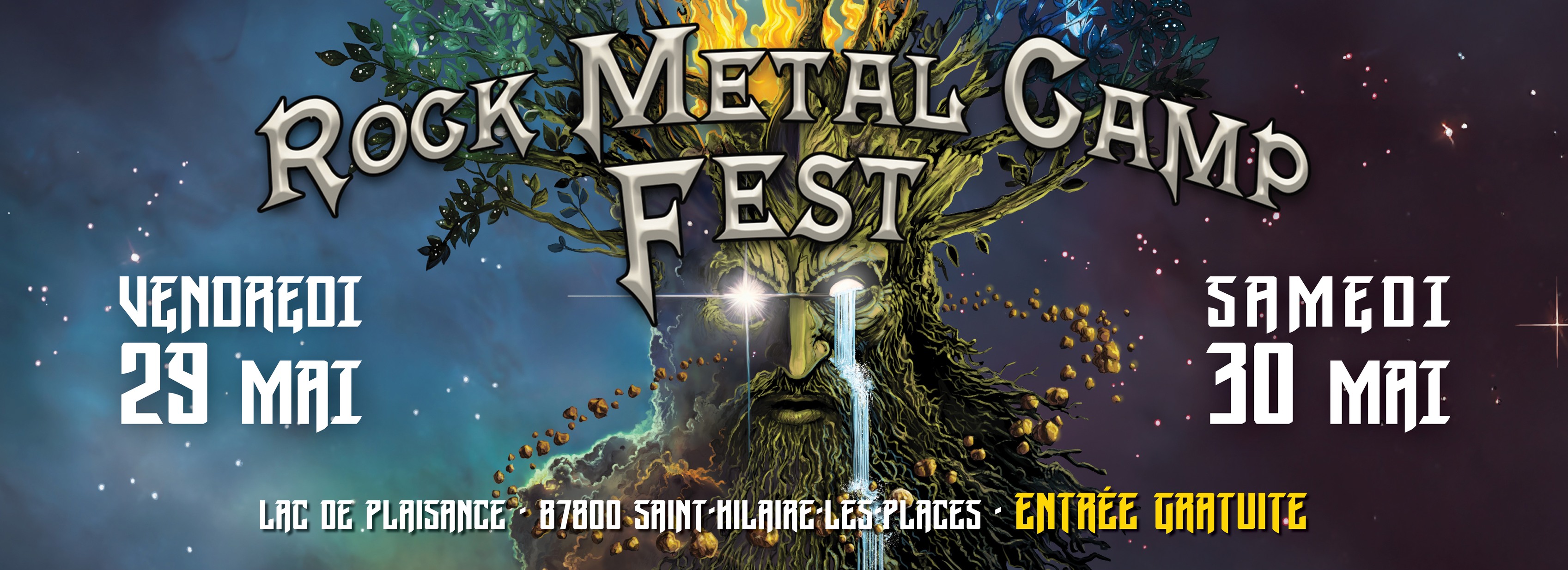 Rockmetalcamp Facebook ad: FESTIVAL ROCKMETALCAMP#13