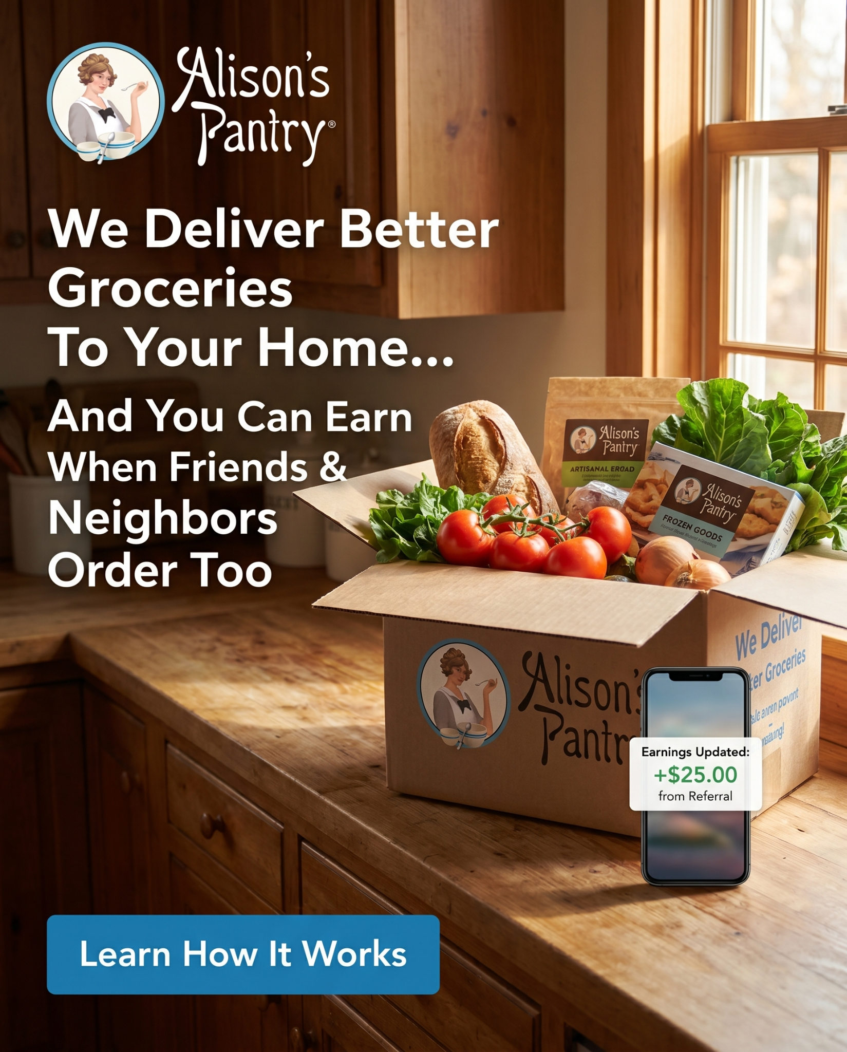 Alison's Pantry Facebook ad