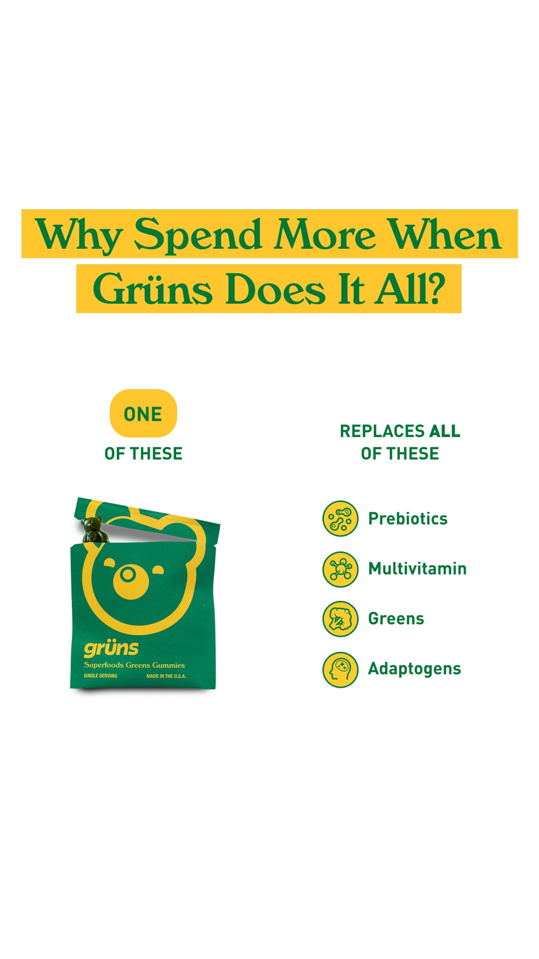 Grüns Facebook ad