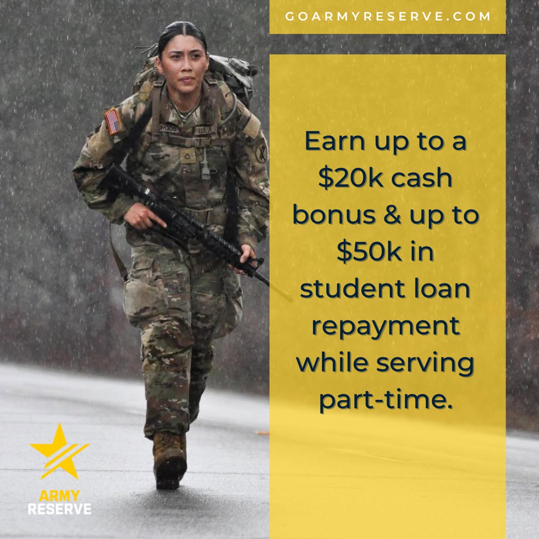 GoArmy Facebook ad: Serve your country.