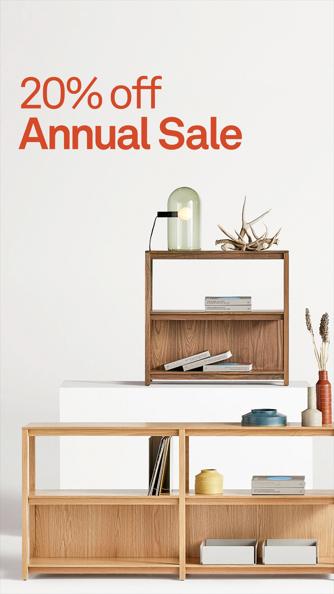 Blu Dot Facebook ad: Take 20% Off Everything
