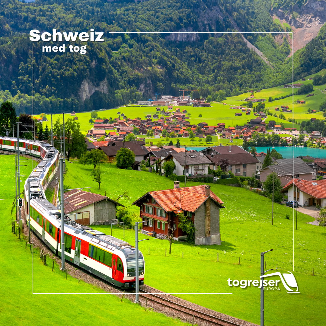 Togrejser Europa Facebook ad: Fra bjergtoppe til søbyer, Schweiz er som skabt…