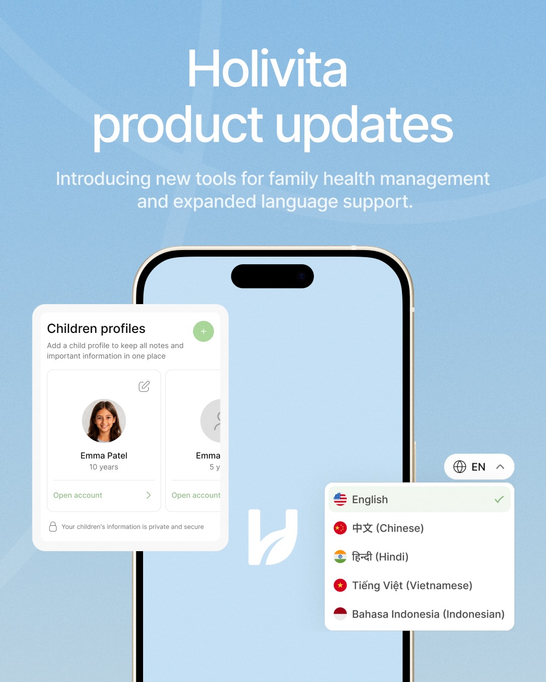 Holivita Facebook ad: New updates are here.