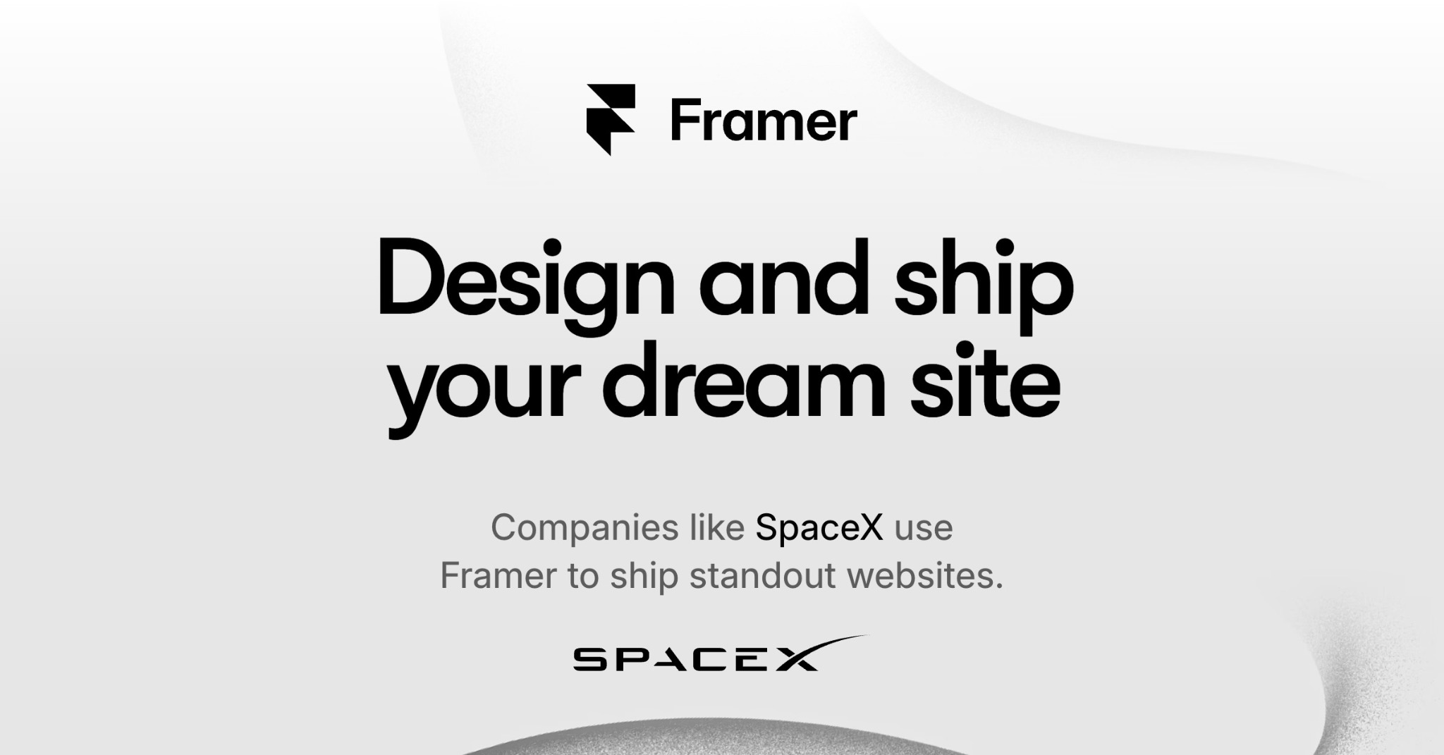 Framer Facebook ad