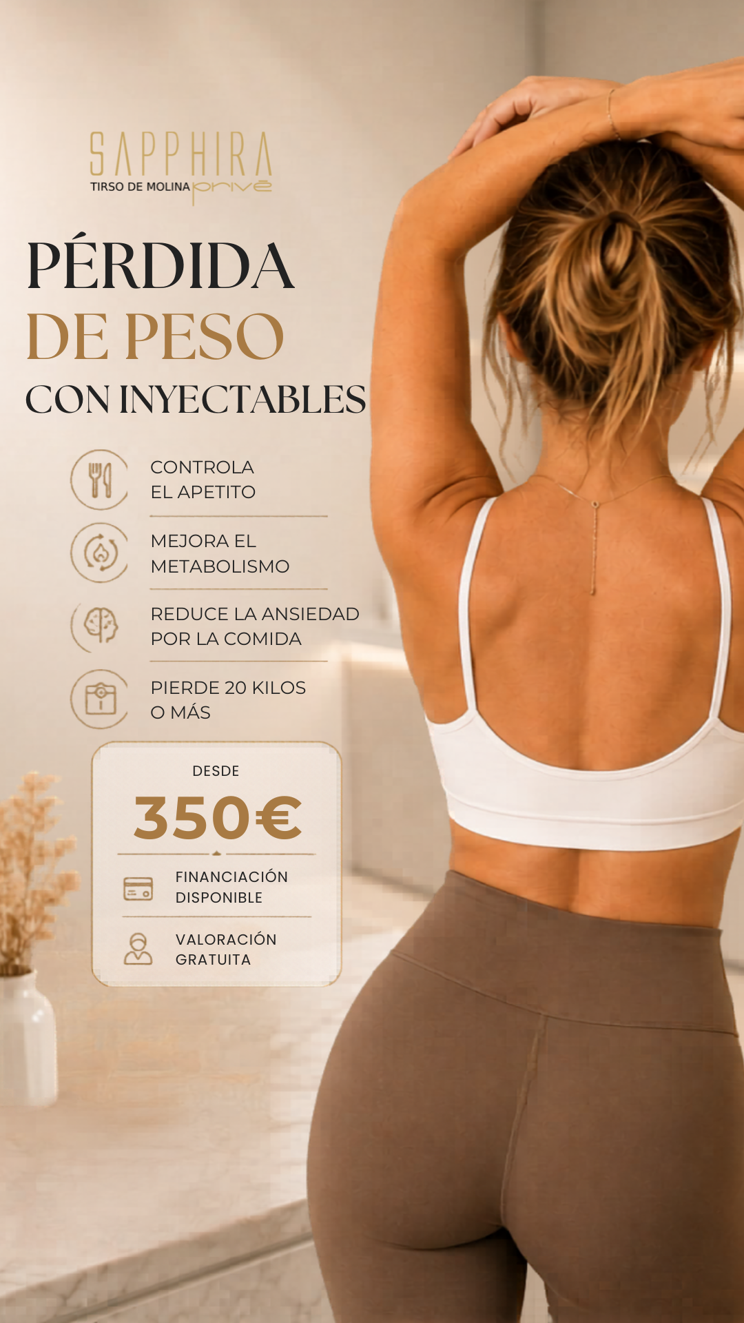 Sapphira Privé: Tirso De Molina Facebook ad: Controla tu peso con apoyo médico y nutricional.