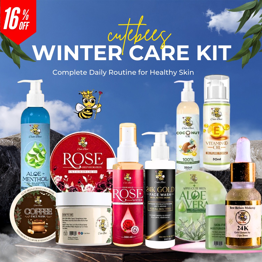 Cute Bees Skin & Hair Care Products Facebook ad: Your face is your first impression-stop leaving it…