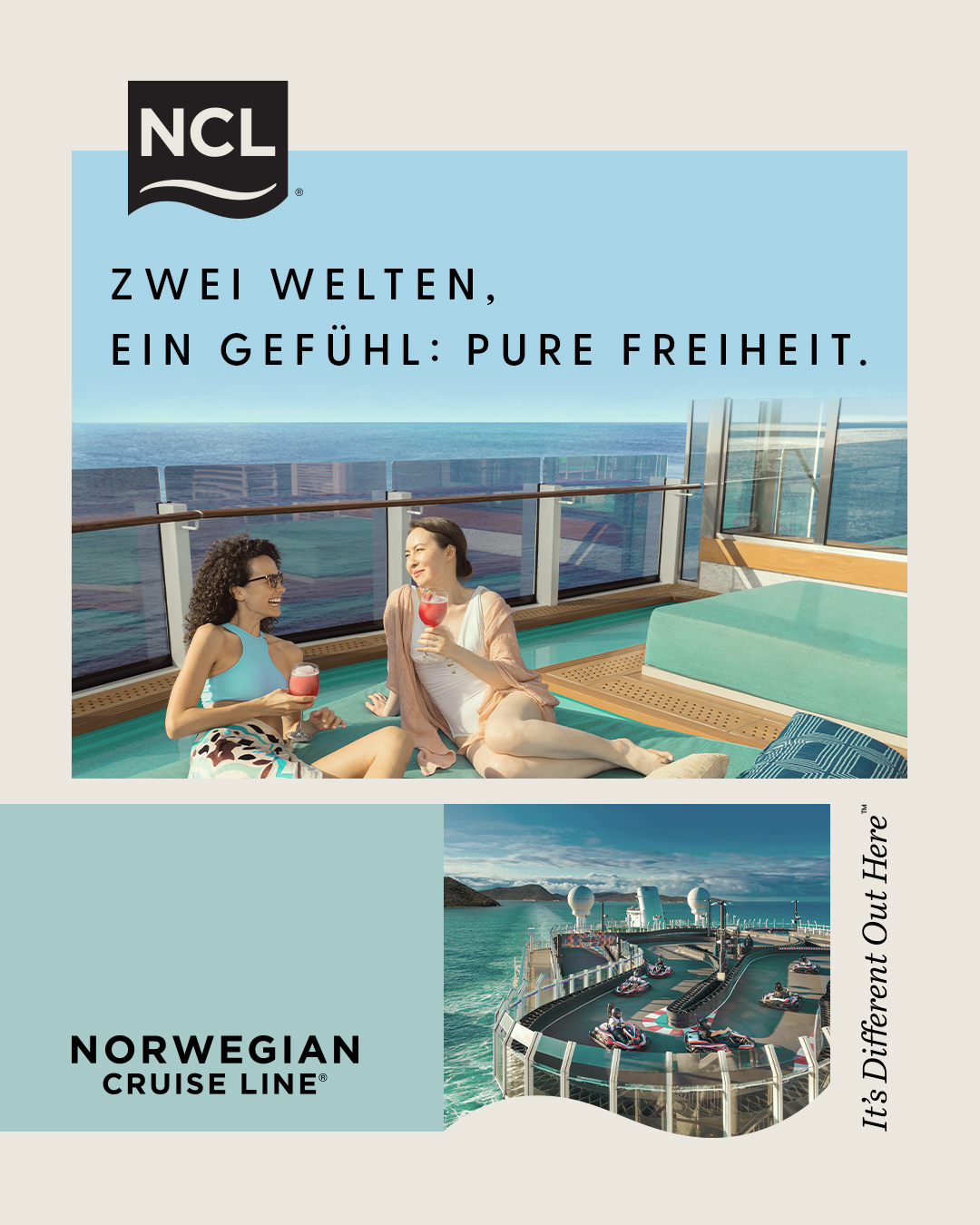 Norwegian Cruise Line Facebook ad