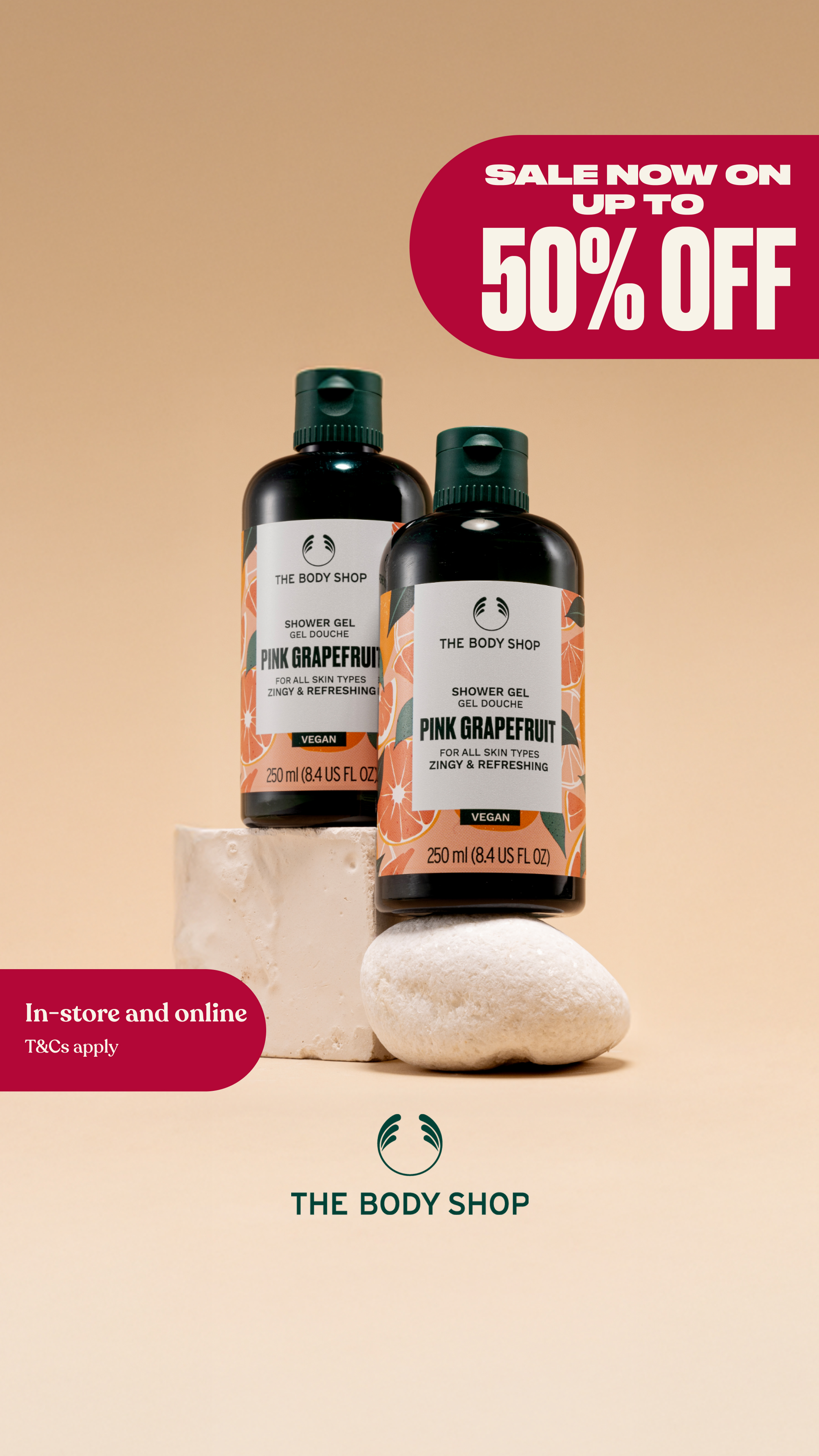 The Body Shop Facebook ad