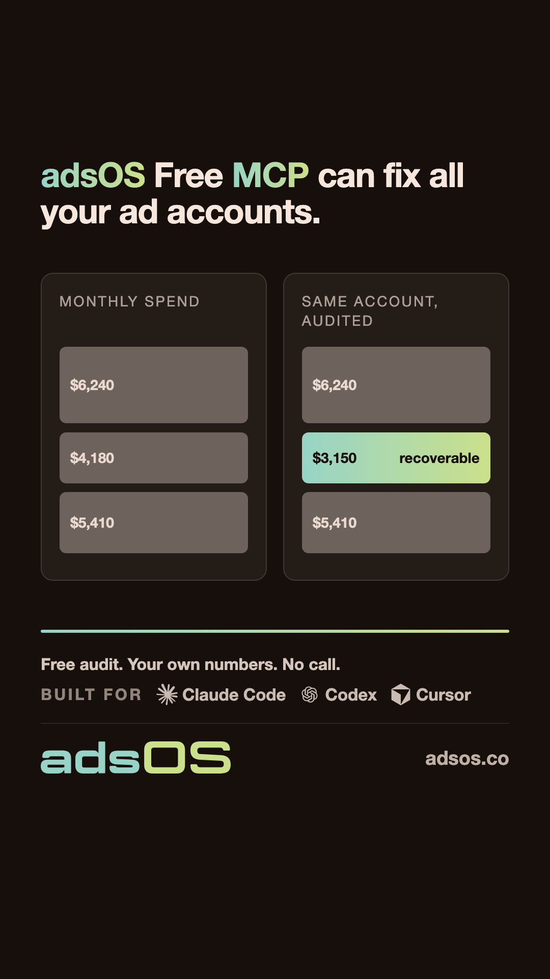 adsOS Facebook ad