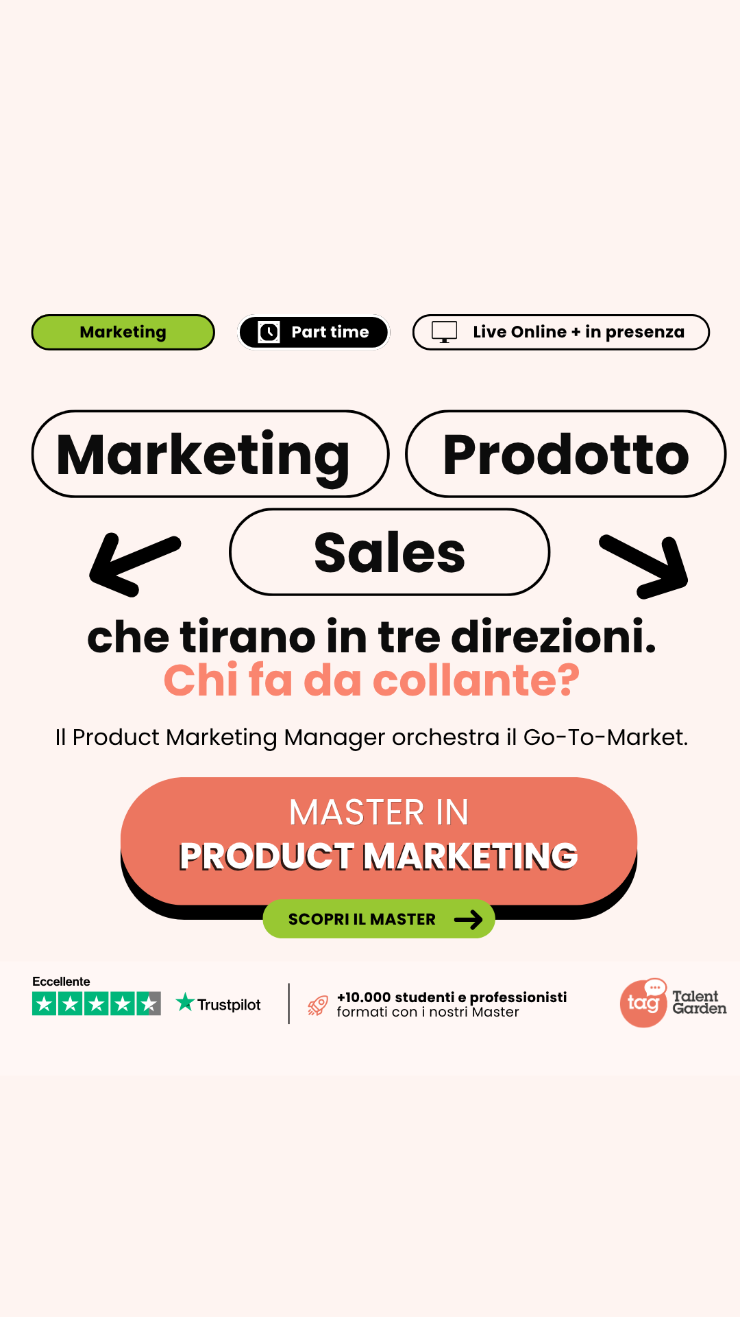 Talent Garden Facebook ad