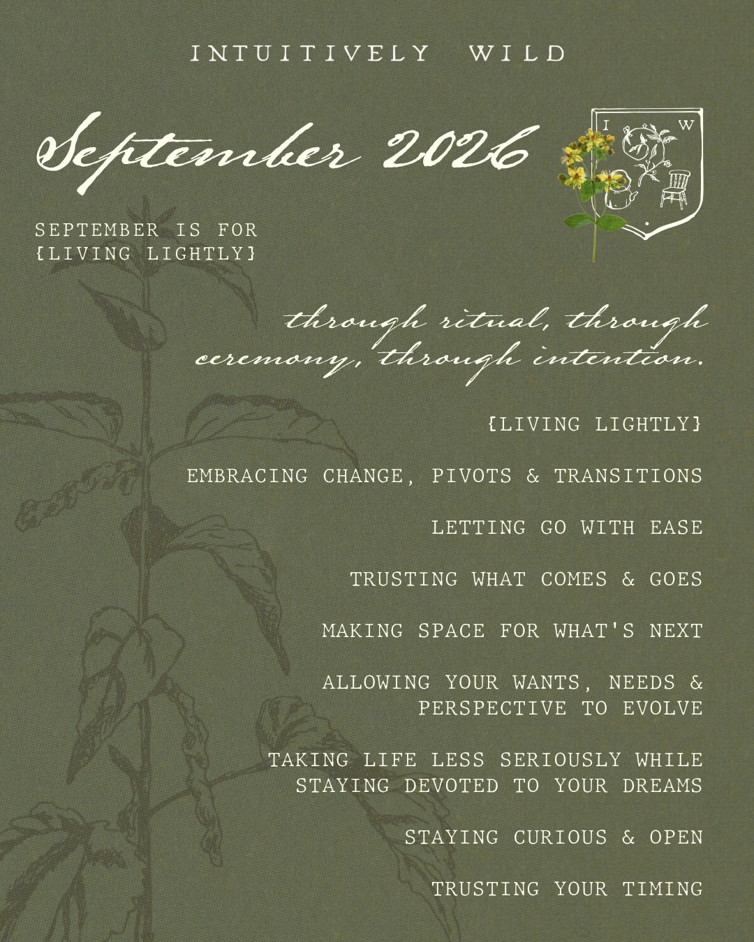intuitivelywild Facebook ad: What’s to come for Intuitively Wild this September!