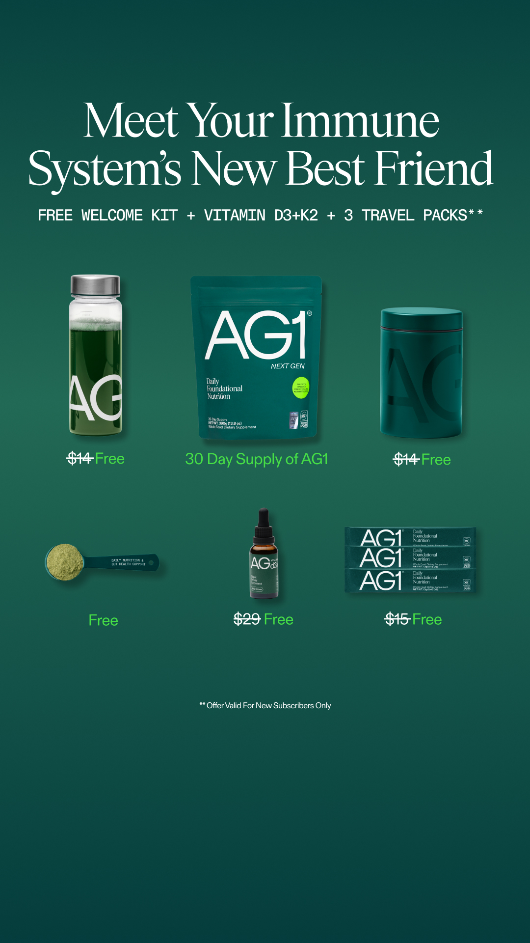 AG1 by Athletic Greens Facebook ad