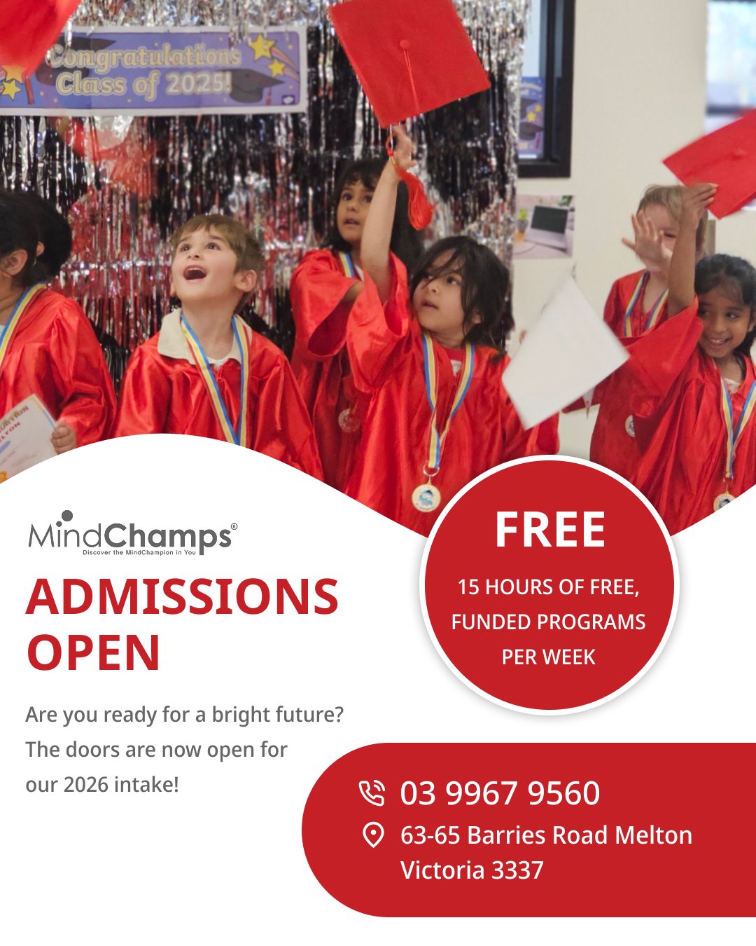 MindChamps Melton Early Learning & Preschool Facebook ad