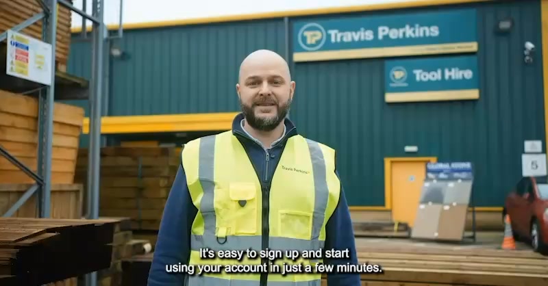 Travis Perkins Facebook ad: Get More With a Trade Account