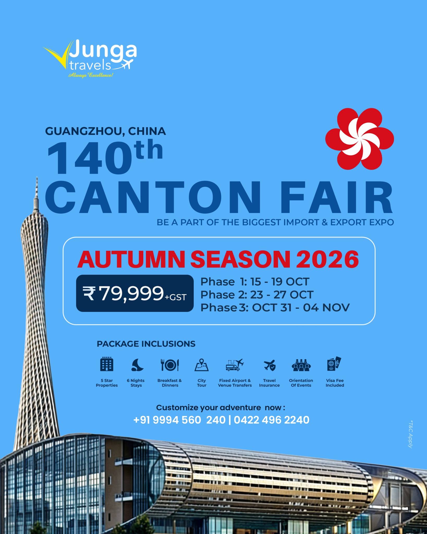 jungatravels Facebook ad: Join the 140th Canton Fair in Guangzhou, China…