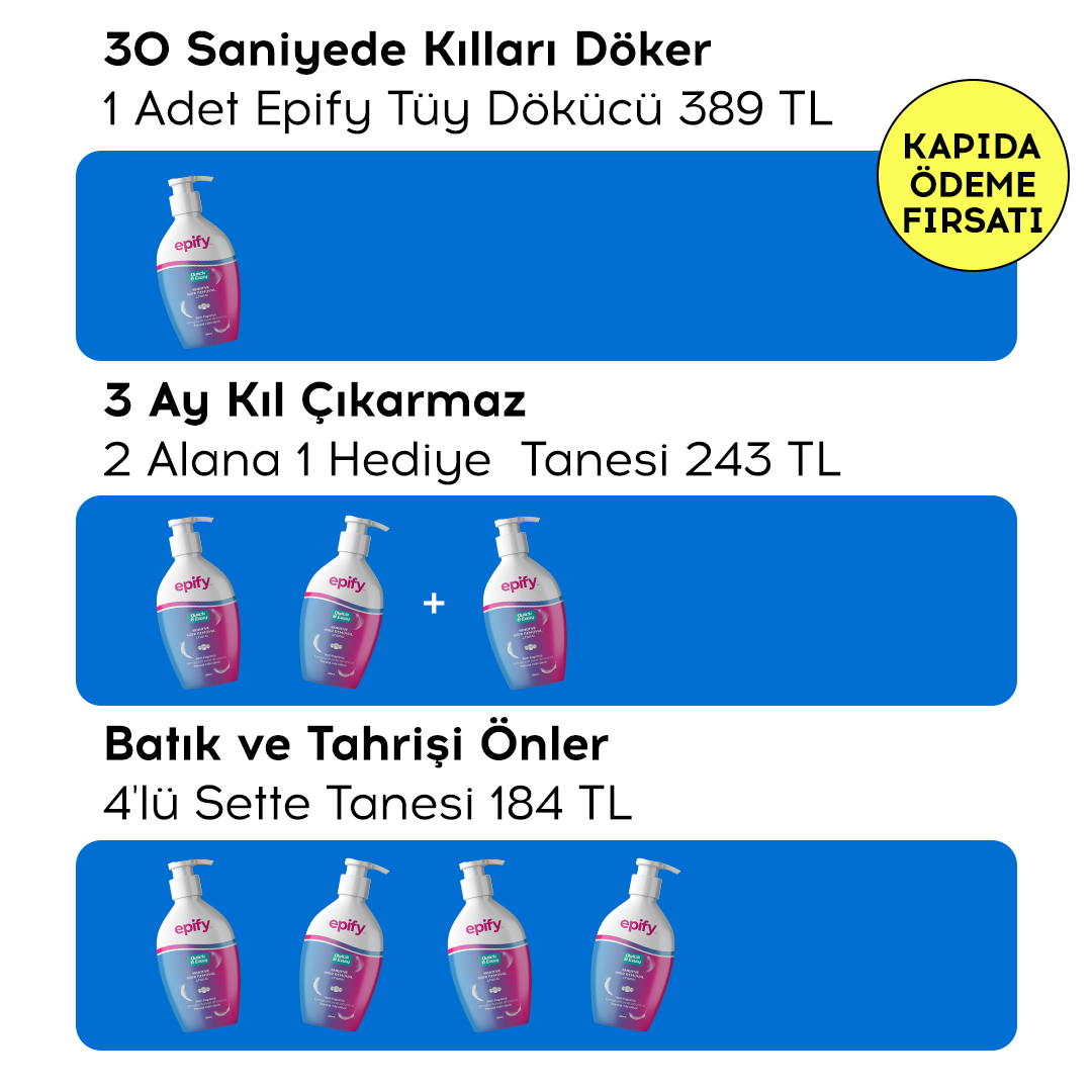 Epify ile kılsız hayat Facebook ad