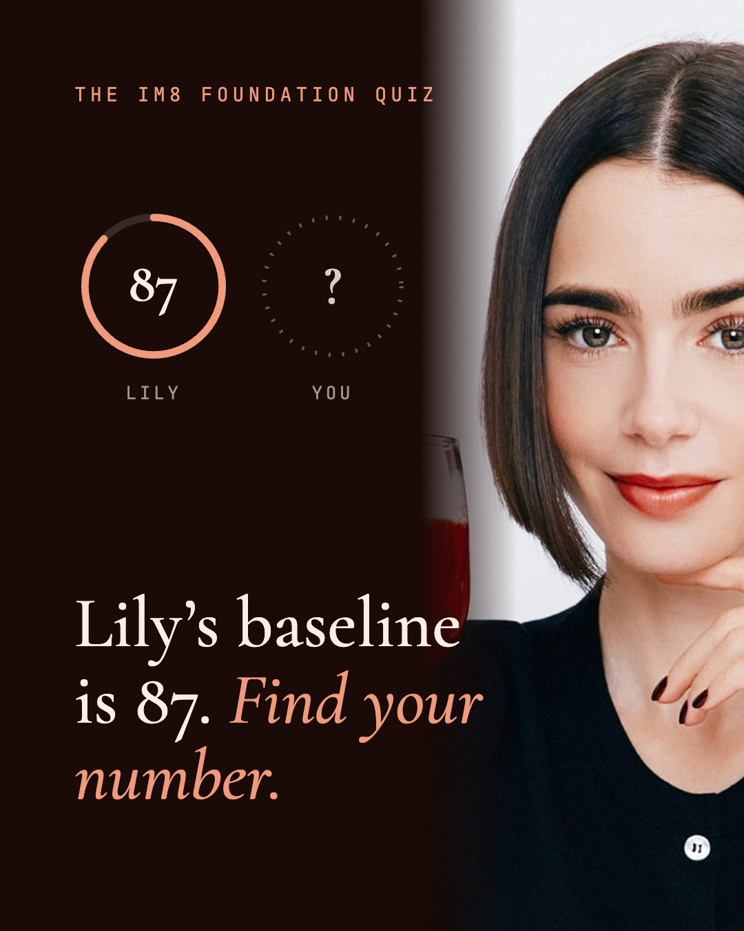 IM8 Facebook ad: The IM8 Foundation Quiz