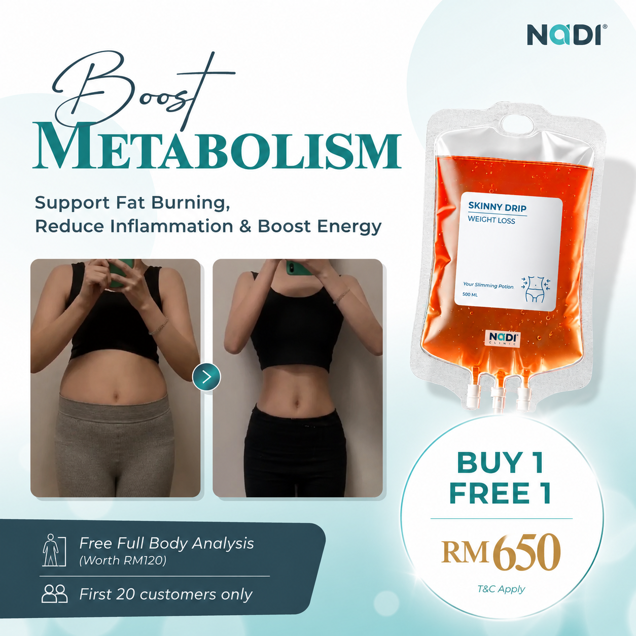 NADI Clinic Facebook ad