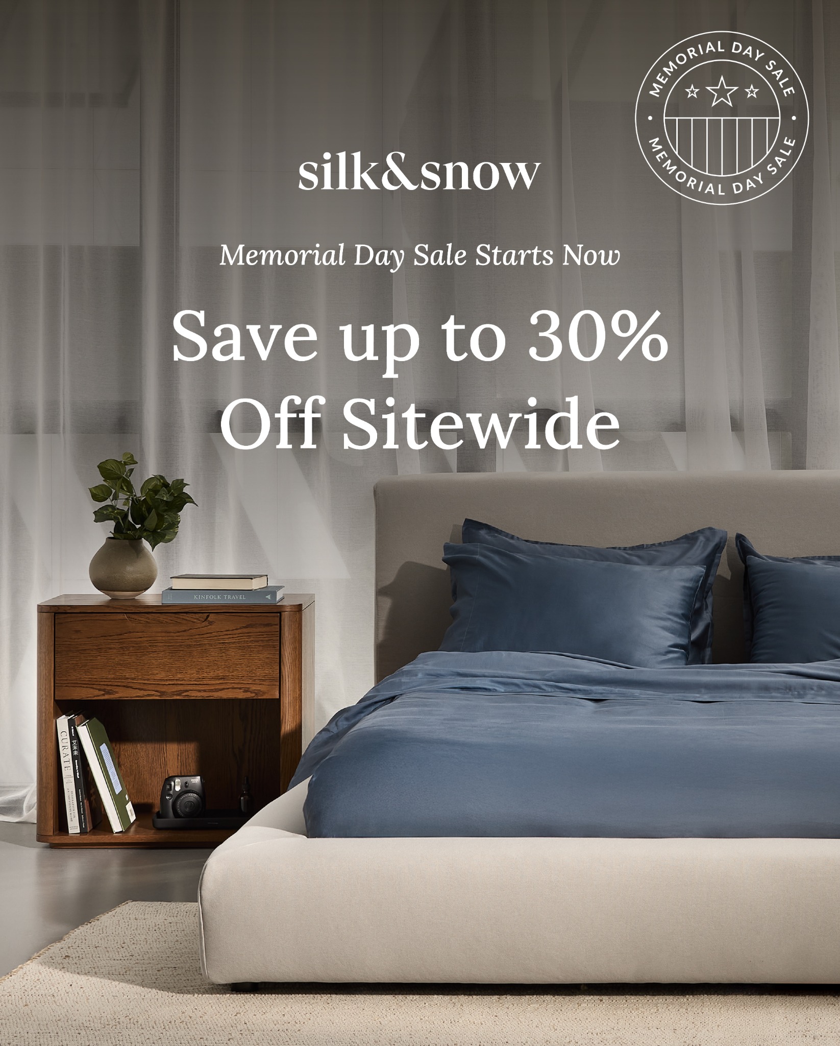 Silk and Snow Facebook ad