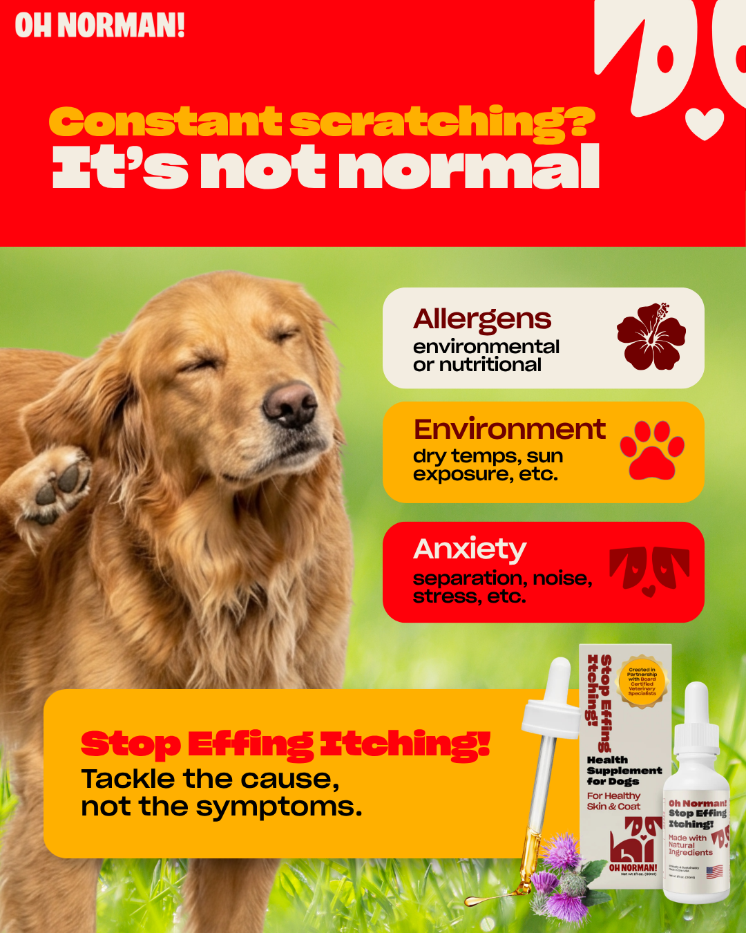 Ohnorman Facebook ad