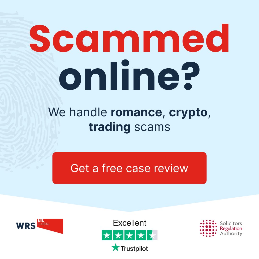 WRS Facebook ad: Lost money to a scam? Wealth Recovery Solicitors