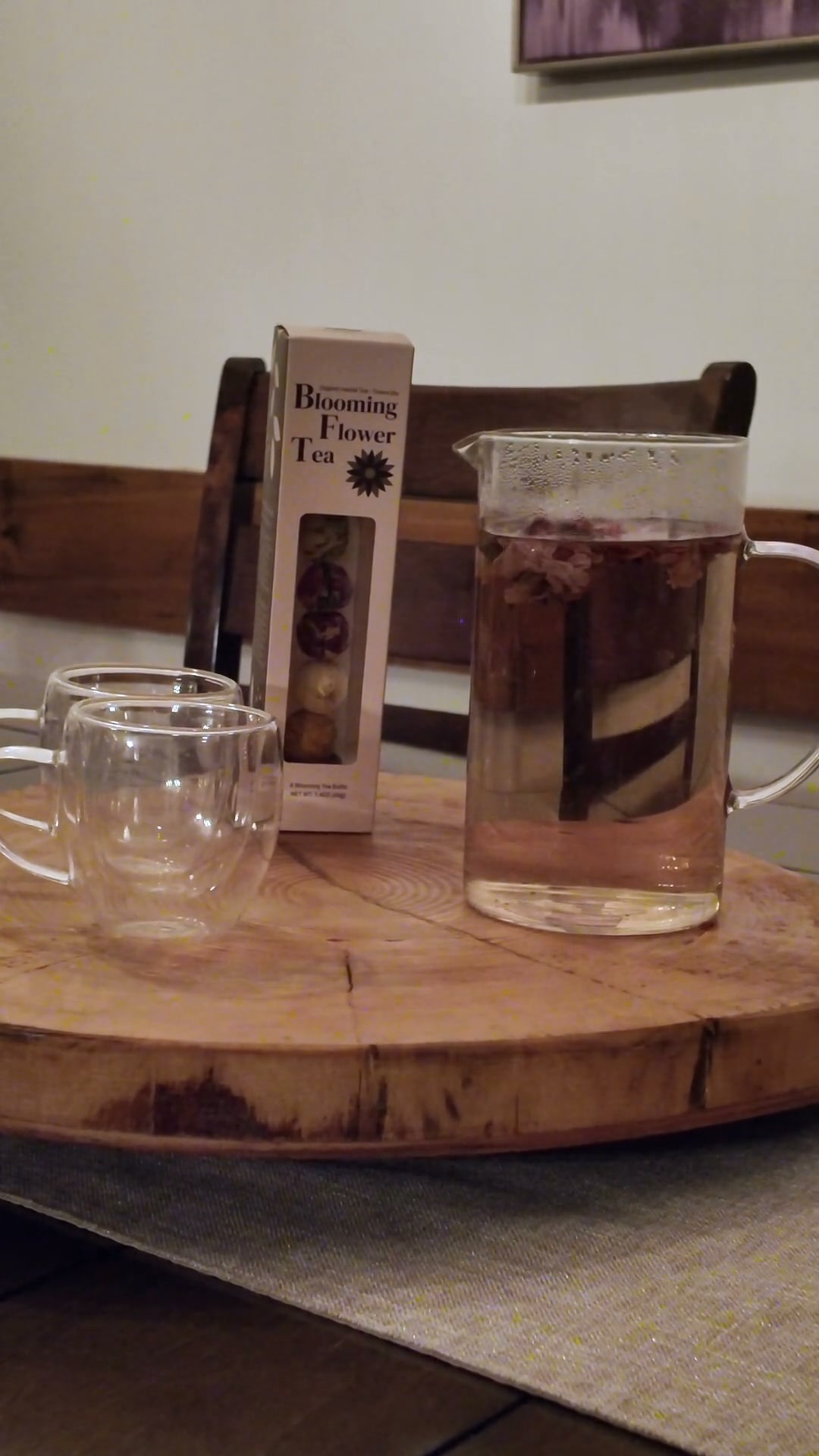 Wild Bounty Organics Facebook ad: Blooming Tea Bouquet