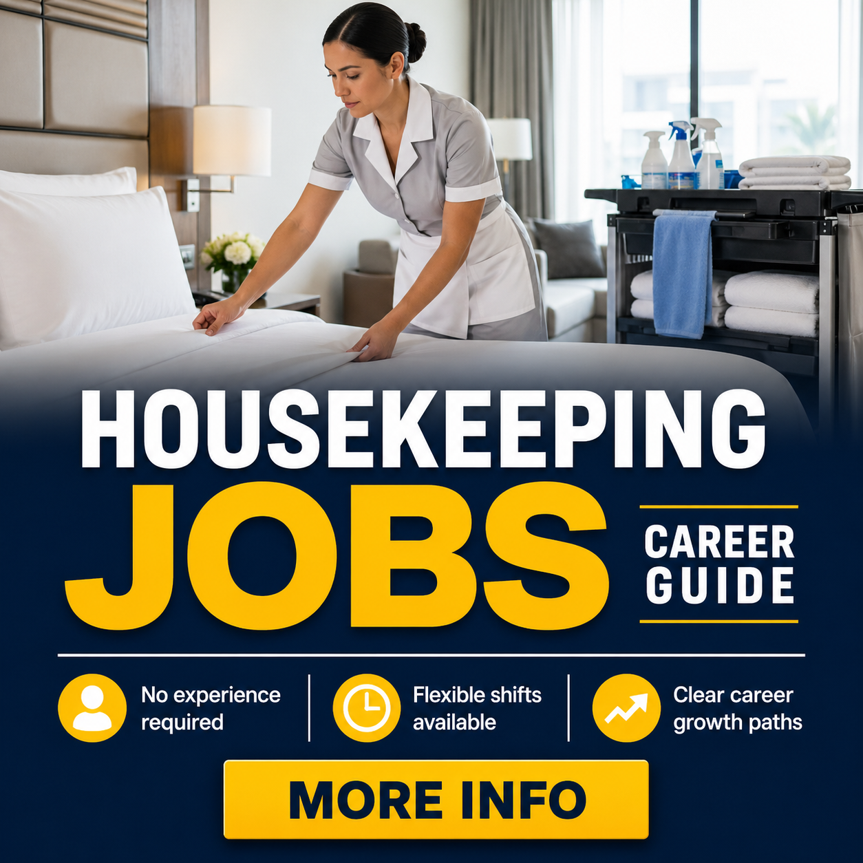 Knowledge Nook Facebook ad: Housekeeping Jobs Guide