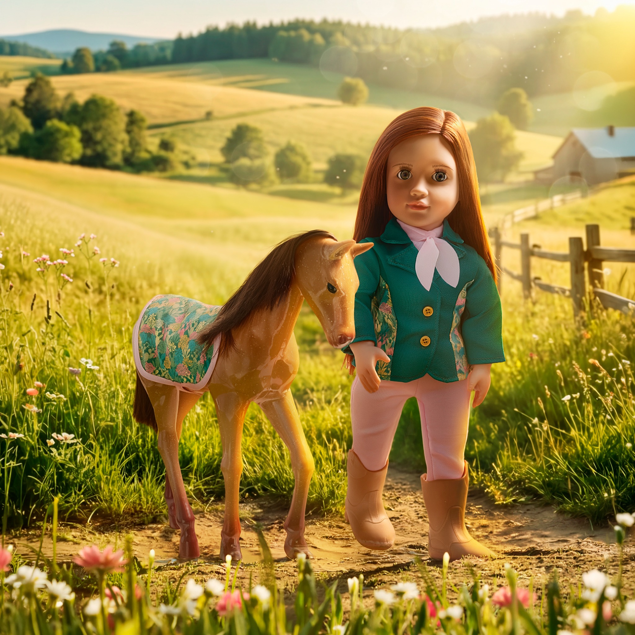 Our Generation Dolls Facebook ad: Galoppiere in fantasievolles Spielen mit der Our Generation…
