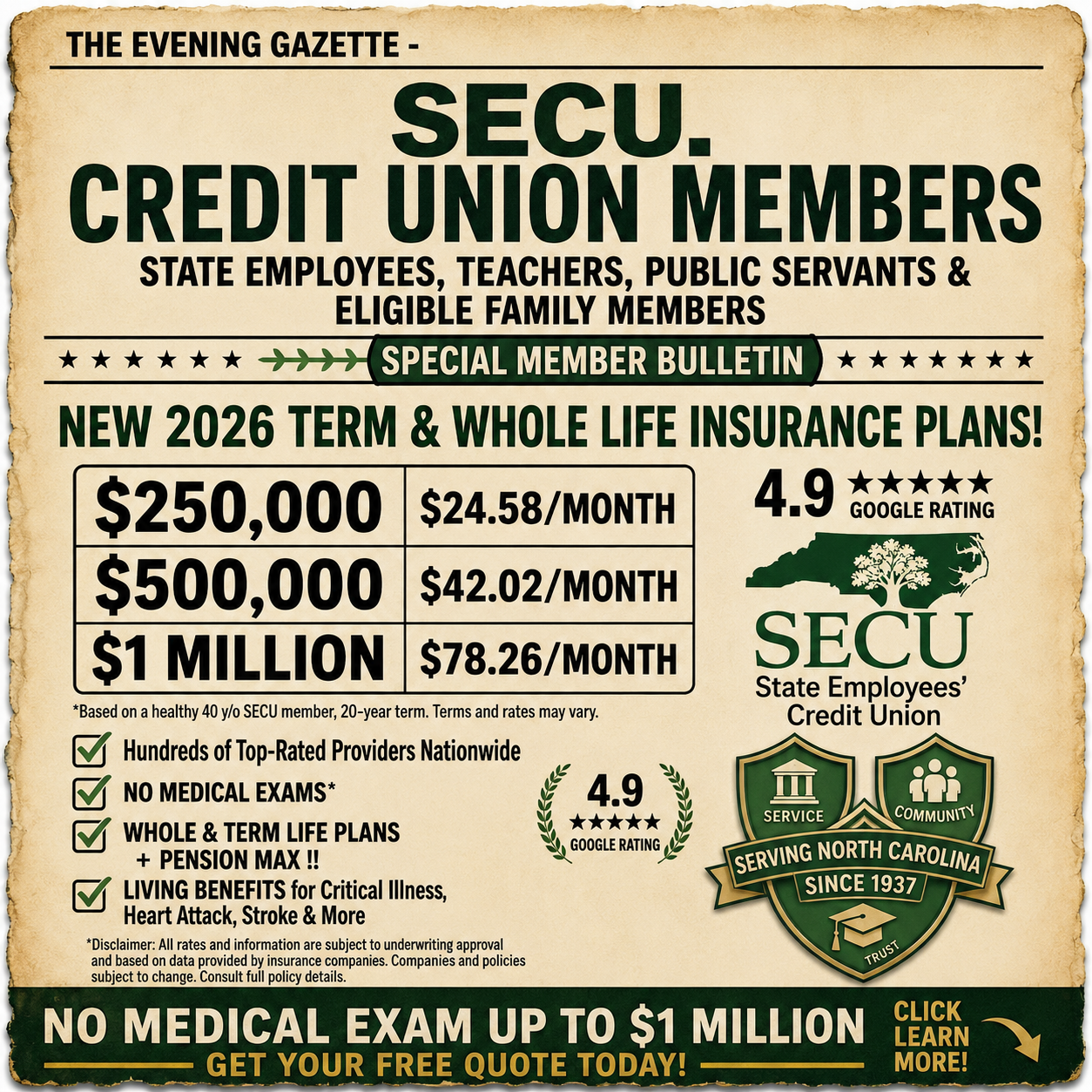 Credit Union Benefits Group Facebook ad