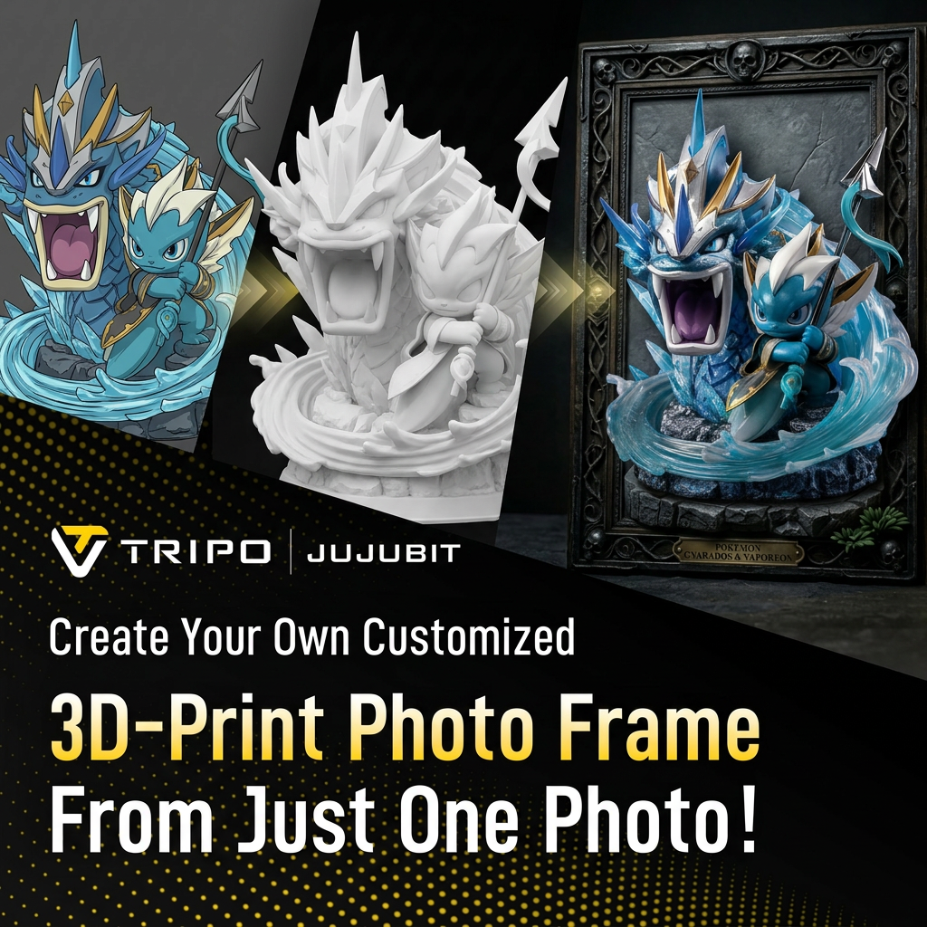 Tripo 3D Facebook ad